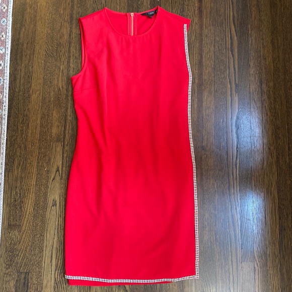 Ted Baker used red rhinestone dress size 2 - Picture 1 of 7